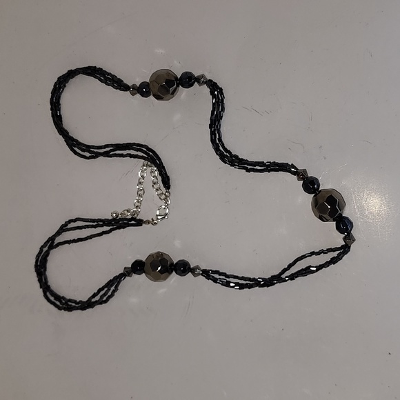 VTG Glass Seed Bead Necklace - Picture 10 of 12